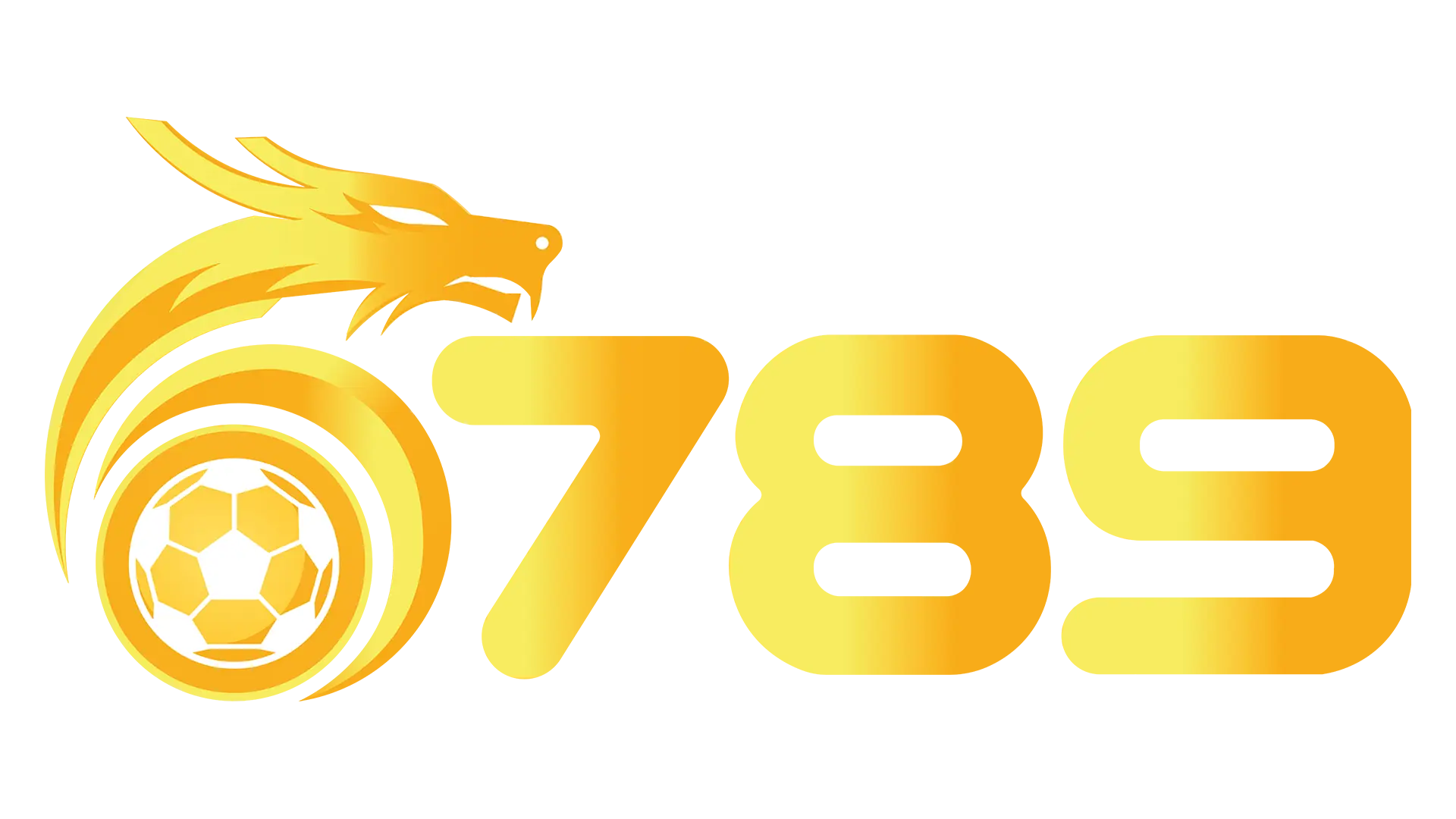 logo rồng vàng thương hiệu giải trí - 6789s8